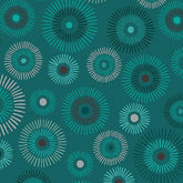 Find your Way Cairns Teal (Sold By 1/2 Meter)